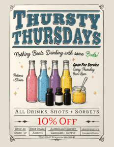 Thirsty (Thursty) Thursday - 10% Off All Drinks and Frozen Treats