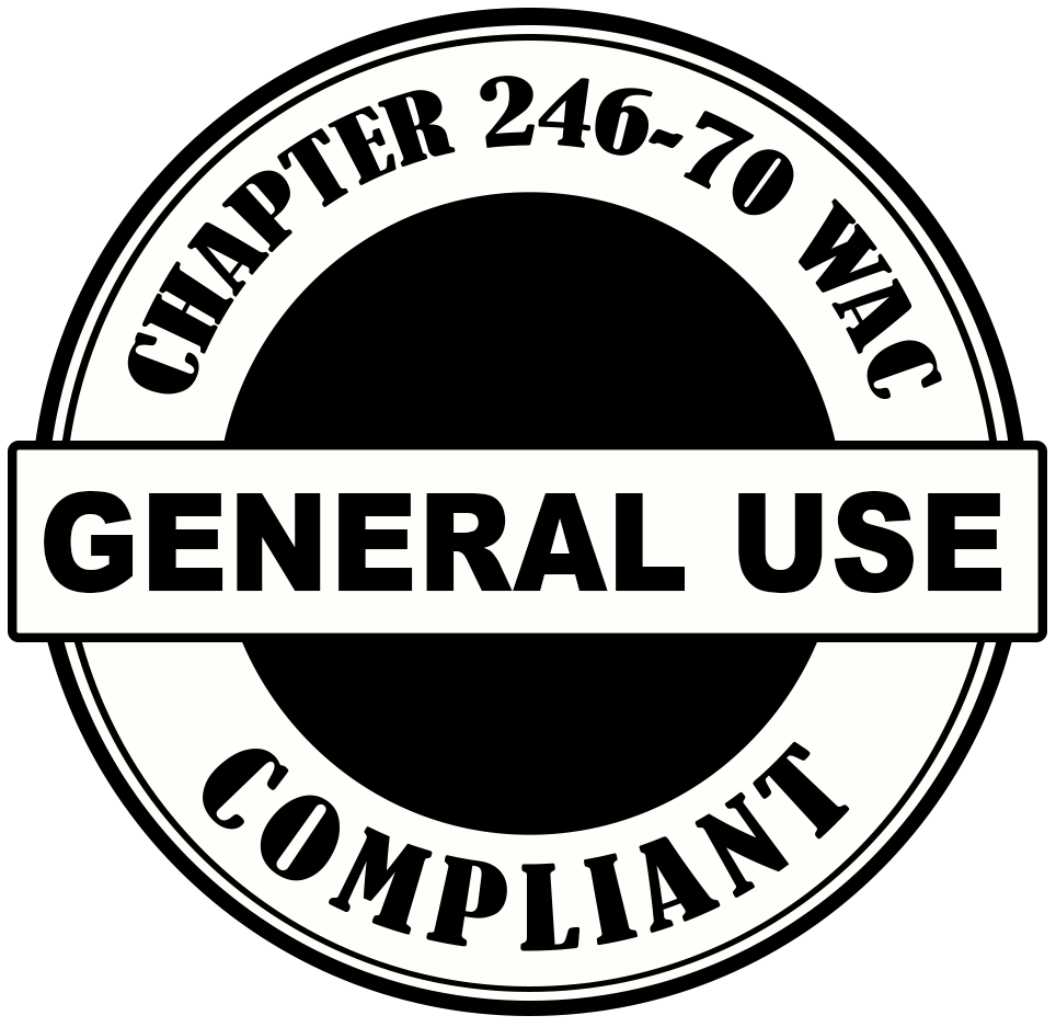 Washington Medical Cannabis DOH General Use Compliant Stamp